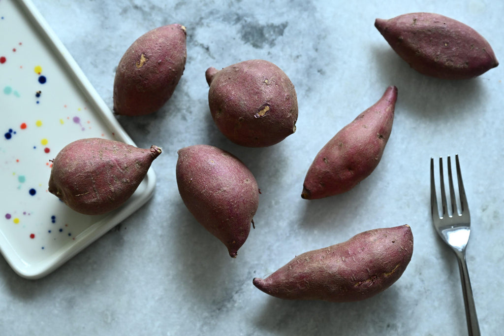 Girl, Dug, Farm, Girl & Dug, Girl n Dug, San Diego, California, Specialty, Produce, Smell, Flavor, Eye candy, Fresh, Vegetable, Veggies, Root, Tuber, Korean, Chocolate, Cocoa, Caramel, Cookie, Cookie Dough, Cake, Cake Batter, 
Yam, Sweet Potato, Creme Bru